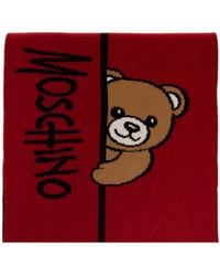 Moschino - Teddy Bear Intarsia Scarf - Lyst