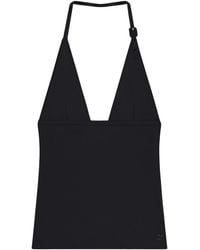 Courreges - Courrèges Halterneck Bikini Top - Lyst