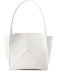 Victoria Beckham - Soft Mini Metallic Leather Tote - Lyst