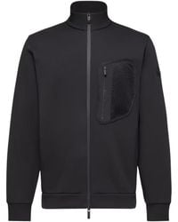 Moncler - Logo Detailed Zip-Up Sweatshirt - Lyst