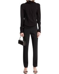 The Row - Evo Draped-Back Top - Lyst