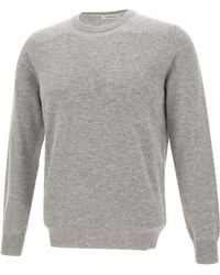 Kangra Cashmere - Kangra Crew Neck Knitted Sweater - Lyst
