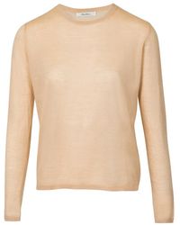 Max Mara - Round-Neck And Long-Sleeved Sweater - Lyst