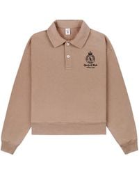 Sporty & Rich - Country Club Crown-Embroidered Polo Shirt - Lyst