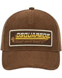 DSquared² - Ski Club Corduroy Baseball Cap - Lyst