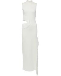 Galvan London - Nova Beaded Compact Knit Gown - Lyst