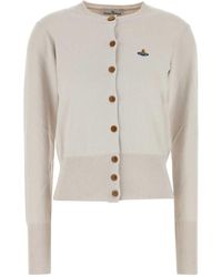 Vivienne Westwood - Orb Embroidered Knit Cardigan - Lyst