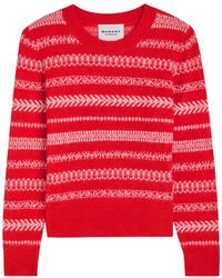 Isabel Marant - Amity Fair Isle Brushed Alpaca-Blend Jumper - Lyst