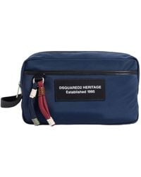 DSquared² - Logo Zip Toiletry Bag - Lyst