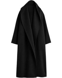 TOTEME - Wool Belted Hoodie Jacket - Lyst