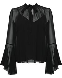 Max Mara - Studio Cuba Bow-Tie Blouse - Lyst