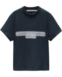 Alexander Wang - Reflective Halo Print Logo T-Shirt - Lyst