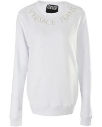 Versace Jeans Couture - Printed Logo Sweater - Lyst