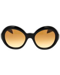Prada - Eyewear Round Frame Sunglasses - Lyst