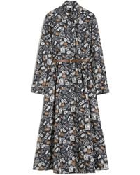 Max Mara - Printed Shirt Dress - Lyst