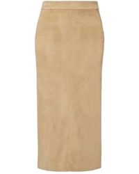 Stouls - Taylor Suede Pencil Skirt - Lyst