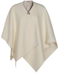 Max Mara - Serra Logo Patch Cape - Lyst