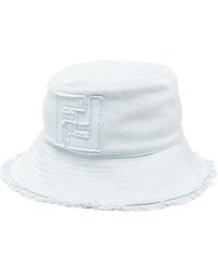 Fendi - Ff-Patch Bucket Hat - Lyst