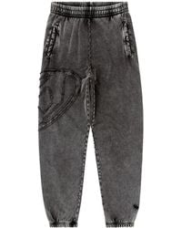 DIESEL - P-Marky-Den Oval D Patch Sweatpants - Lyst
