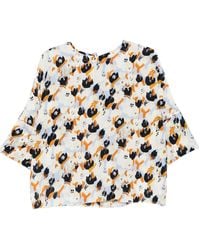 Marni - Floral-Pattern Blouse - Lyst