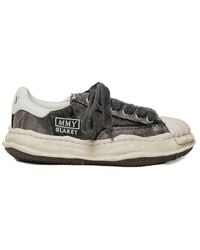 Maison Mihara Yasuhiro - Blakey Bleached-Canvas Sneakers - Lyst