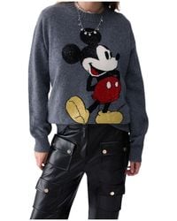 Liu Jo - Mrs Mouse Wool Jacquard Sweater - Lyst