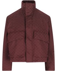 Gucci - Embellished Gg Monogrammed Padded Jacket - Lyst
