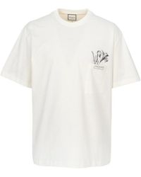 WOOYOUNGMI - Logo Crew Neck T-Shirt - Lyst
