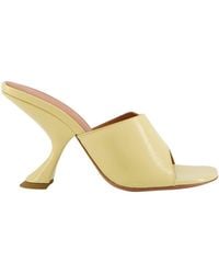 AMINA MUADDI - Round Toe High Heel Sandals - Lyst