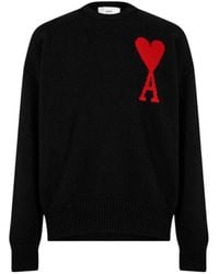 Ami Paris - Logo Sweater - Lyst