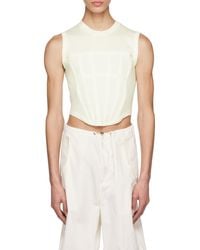 Dion Lee - Boned-Bodice Knitted Top - Lyst