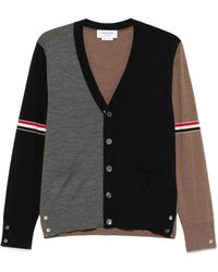 Thom Browne - Fun' Virgin Wool Cardigan - Lyst