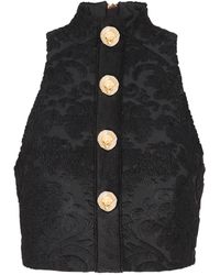 Balmain - Sleeveless Tops - Lyst