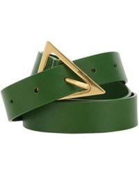 Bottega Veneta - Signature Triangular Buckle Belt - Lyst