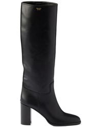 Prada - High Block Heeled Boots - Lyst