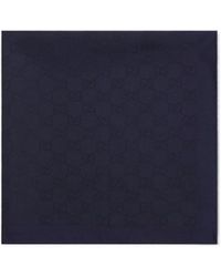Gucci - Gg Silk Cotton Pocket Square - Lyst