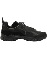 靴 our legacy laced up shoes 41 Our Legacy - Laced Slip In Malleable Black Bull Hide
