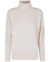 Roberto Collina - Ribbed Turtleneck Relaxedfit Sweater - Lyst