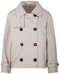 Max Mara - The Cube Mtctesoro Double-Breasted Short Jacket - Lyst