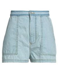 Marni - Light-Colored Denim Shorts - Lyst
