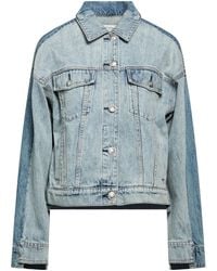 Rag & Bone - Two-Tone Denim Jacket - Lyst