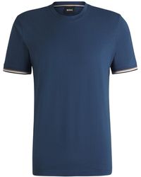 BOSS - Minimalist Striped Tshirt - Lyst