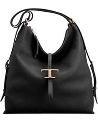 Tod's - T Logo Hobo Shoulder Bag - Lyst