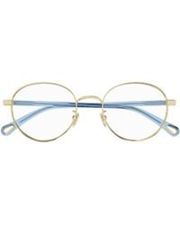 Chloé - Chloé Eyewear Round Frame Glasses - Lyst