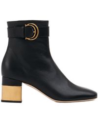 Chloé - Chloé Alizè Zip Detailed Ankle Boots - Lyst