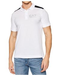 EA7 - Logo Short-Sleeved Polo Shirt - Lyst