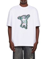 we11done - Graphic-Print Cotton T-Shirt - Lyst