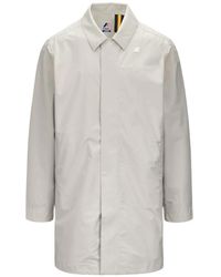 K-Way - Button-Fastening Storm Jacket - Lyst