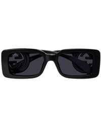 Gucci - Eyewear Rectangle Frame Sunglasses - Lyst