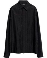 Gucci - Silk Habotai Shirt With Jacquard Detail - Lyst